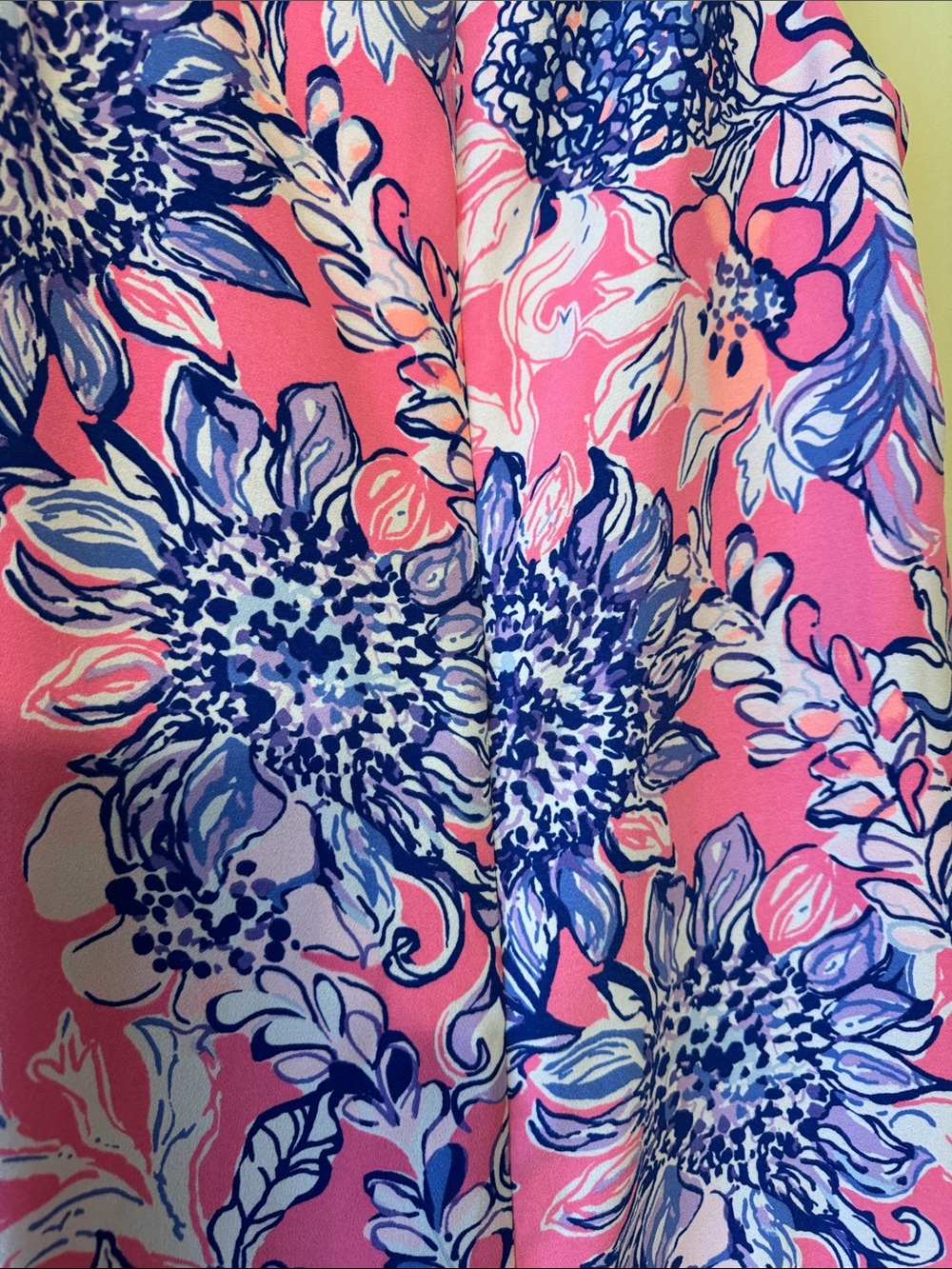 Lilly Pulitzer Pink Floral Ruffle Hem Sundress - Picture 7 of 9